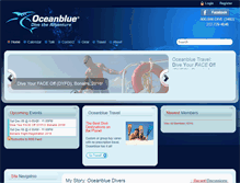Tablet Screenshot of oceanbluedivers.com